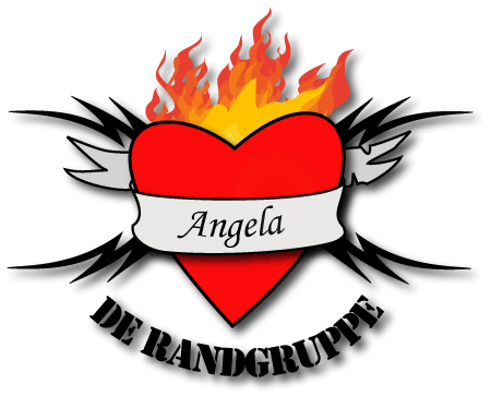 De Randgruppe Angela M. Ein Liebeslied Logo